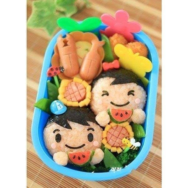 Sỉ 10 sét khuôn cơm bento ( sét 6 cái )