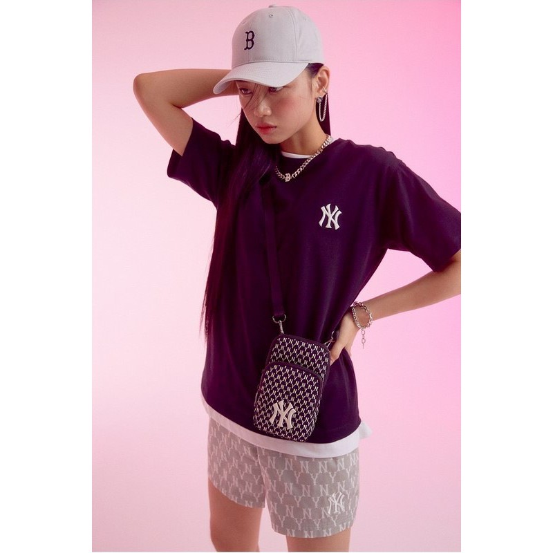 [Mã SKAMLTSM11 giảm 10% đơn 99K] ⚡️ Túi đeo chéo M.L.B NY Monogram Mini Cross Bag - Black HÀNG XUẤT DƯ FULL TEM TAG | BigBuy360 - bigbuy360.vn