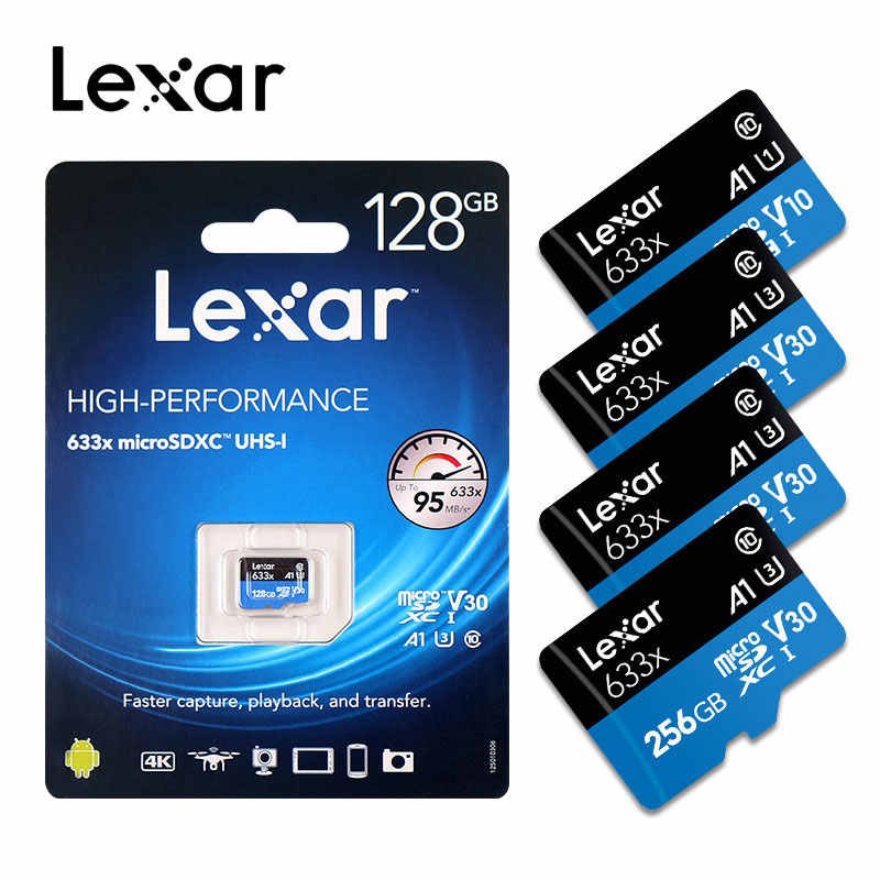 Thẻ nhớ MicroSD Lexar Class 10 U3 633x 95MB - Hàng phân phối chính hãng