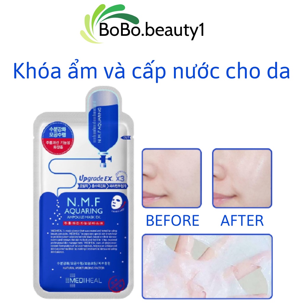 Mặt nạ giấy Mediheal dưỡng trắng sáng da Hàn Quốc mask giảm mụn cấp ẩm nâng cơ chống lão hóa mờ nếp nhăn