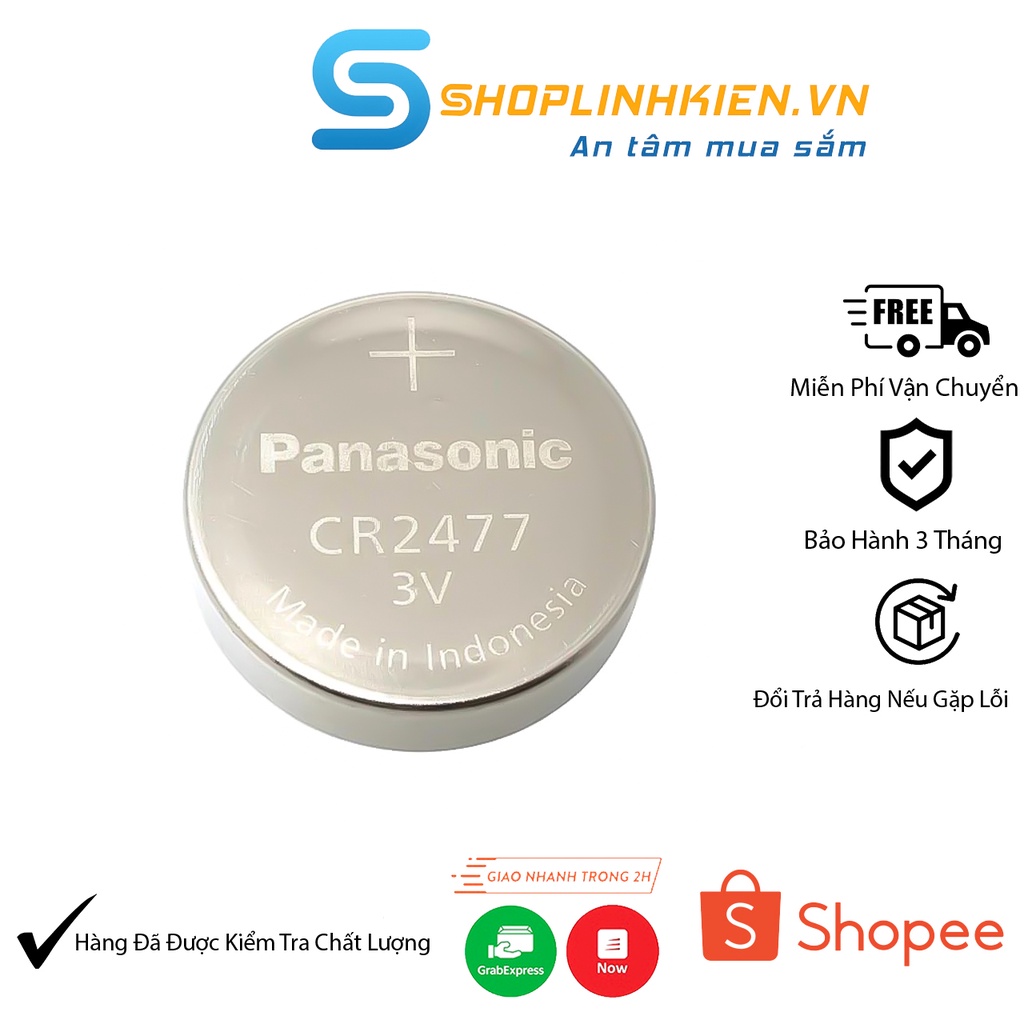 Pin CR2477 3V 1000mAh Panasonic Pin Điều Khiển