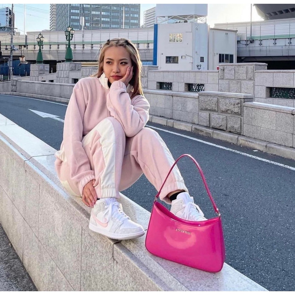 Giày Nike Wmns Air Jordan 1 Mid SE 'White Light Iron Ore'