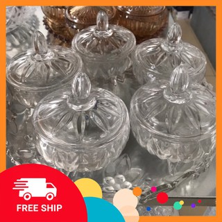 Thố mứt thuỷ tinh cao cấp 704