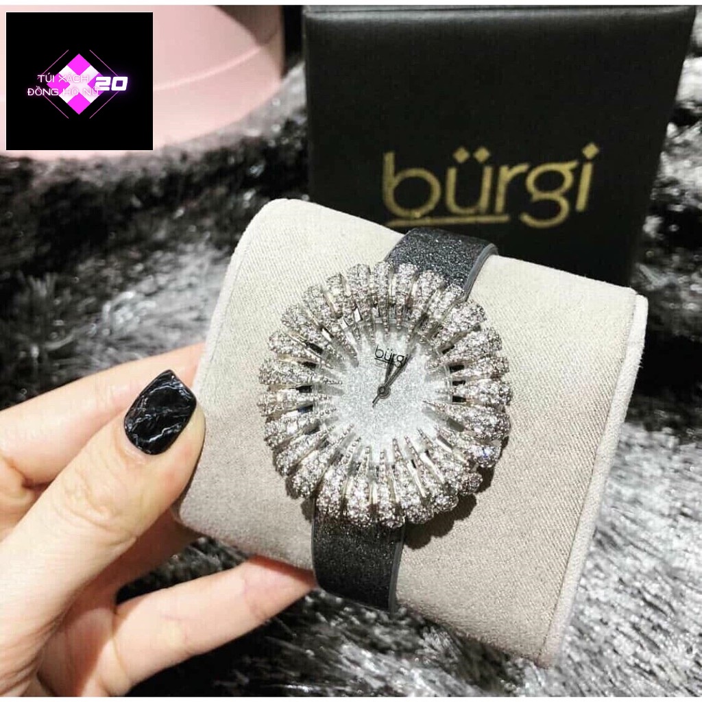 Đồng hồ nữ BURGI BUR112GY Case 41mm.3ATM