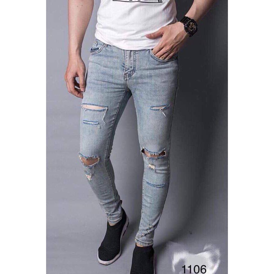 [SHOPEE-ĐẢM-BẢO] Quần Jean Nam Phong Cách Bụi Cao Cấp Không Phai Màu quần jeans ôm nam quần jean nam hàng quảng châu