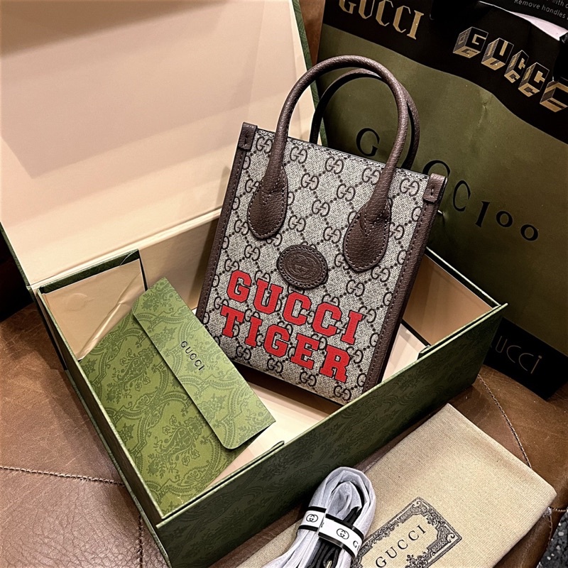 Tote gucci tiger mini fullbox hàng siêu chất lượng!