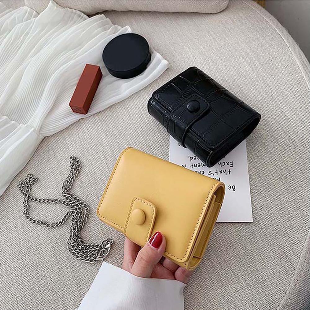 OCEANMAP Túi Đựng Son Môi / Đồ Trang Điểm Bằng Da PU Chống Thấm Nước Có Gương Soi