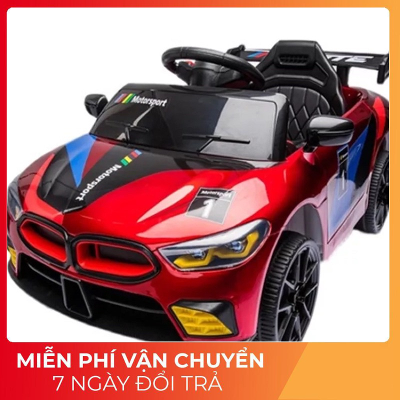 Xe Ôtô điện trẻ em 808 kiểu dáng BMW bé tự lái có điều khiển từ xa , lỗi 1 đổi 1D
