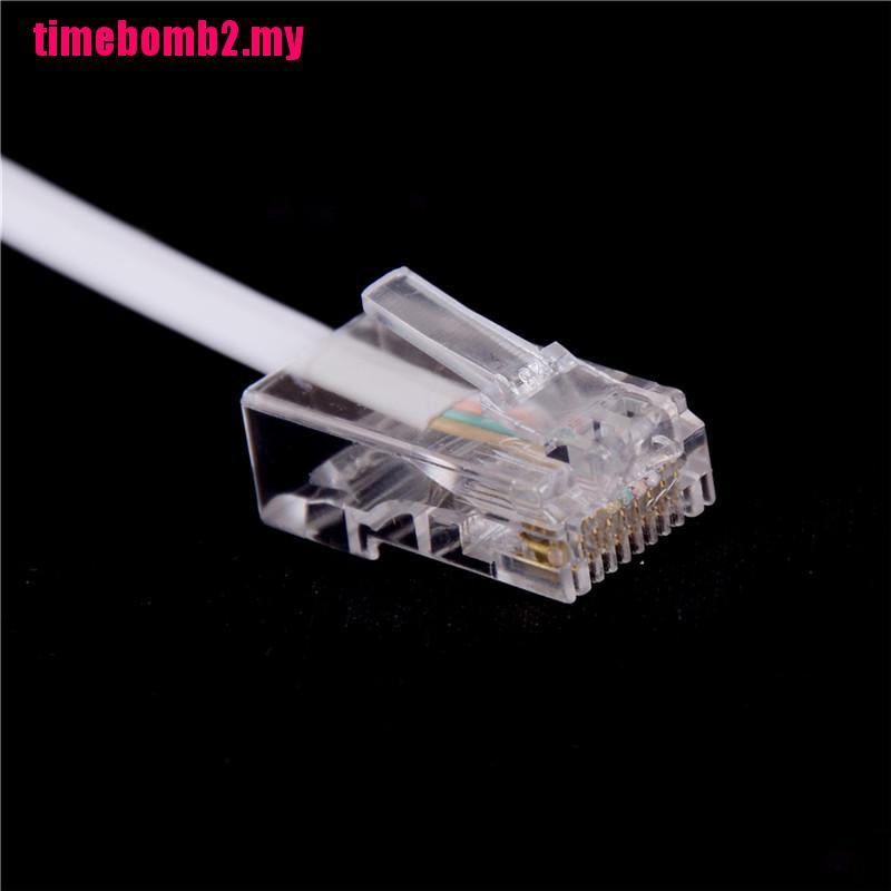 Cáp Chuyển Đổi Hlh Rj11 6p4c Female Sang Ethernet Rj45 8p8c Male F / M Điện Thoại