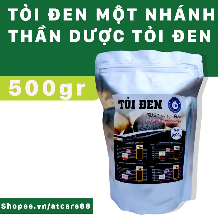 Tỏi đen một nhánh, tỏi đen cô đơn lên men tự nhiên giúp tăng cường đề kháng, hỗ trợ hệ miễn dịch 200gr LT6200
