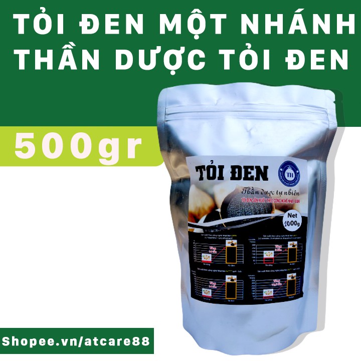 Tỏi đen một nhánh, tỏi đen cô đơn lên men tự nhiên giúp tăng cường đề kháng, hỗ trợ hệ miễn dịch 200gr LT6200