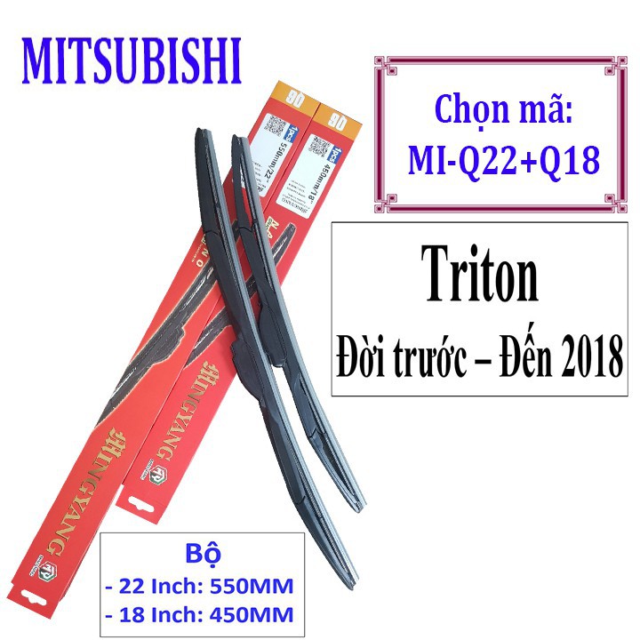 Cần gạt mưa TRITON - VÀ CÁC LOẠI XE KHÁC HÃNG MITSUBISHI GD