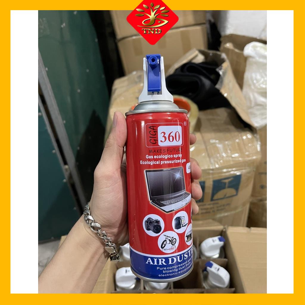 Bình Xịt Bụi Khí Nén Air Duster GiGa 360 Loại 1