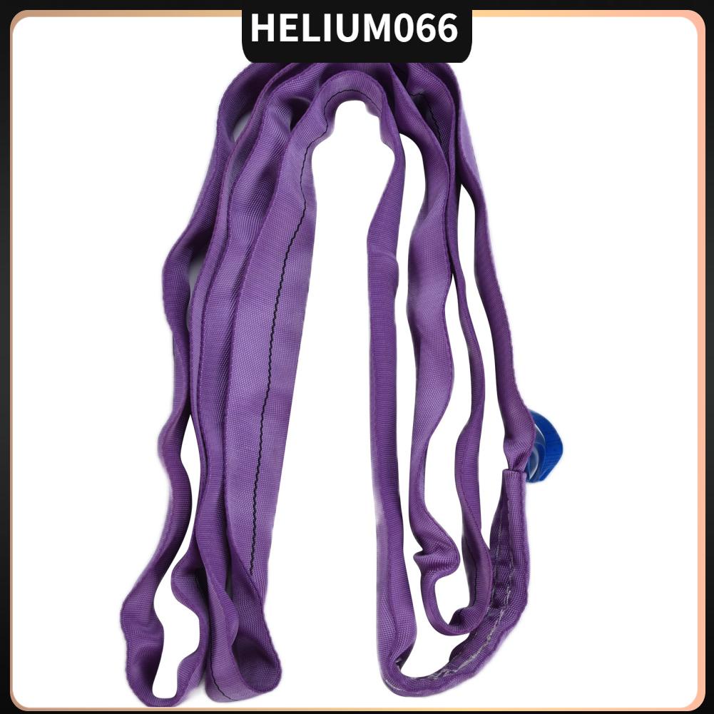 1T Vòng nâng Sling Endless PES Dây đai linh hoạt Phụ kiện giàn cần cẩu có độ bền cao Helium066