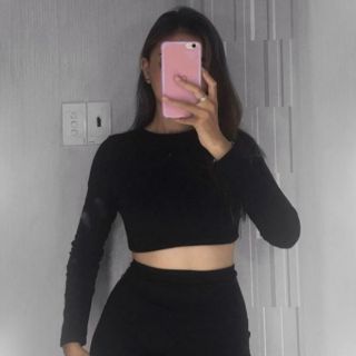 ÁO CROPTOP THUN GÂN