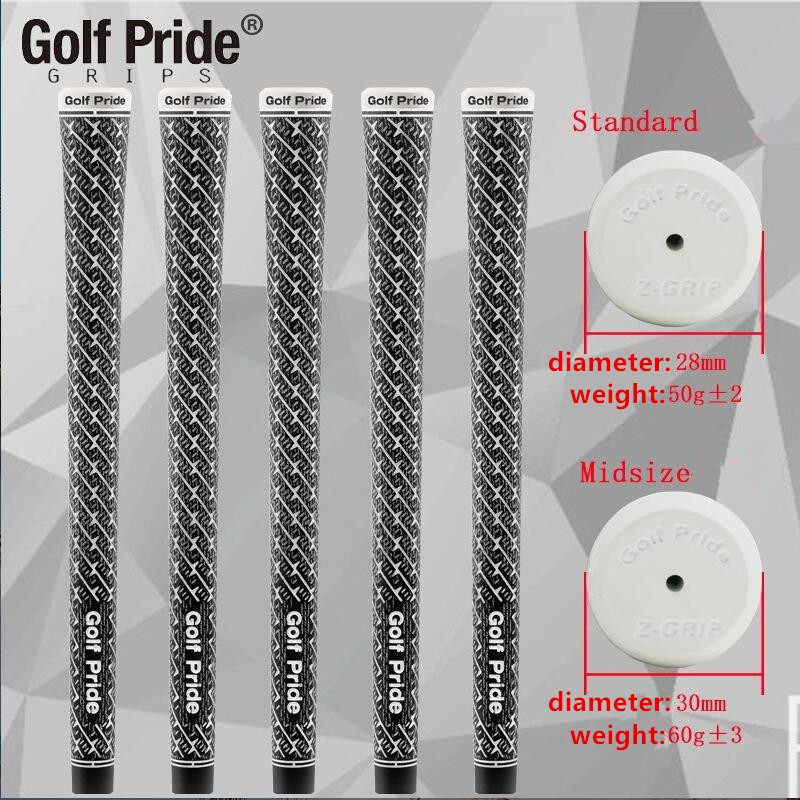 Golf Pride Z Sợi Carbon Tay Cầm Tiêu Chuẩn / Midsize Golf Sắt Và Gỗ Cầm 1 Chiếc