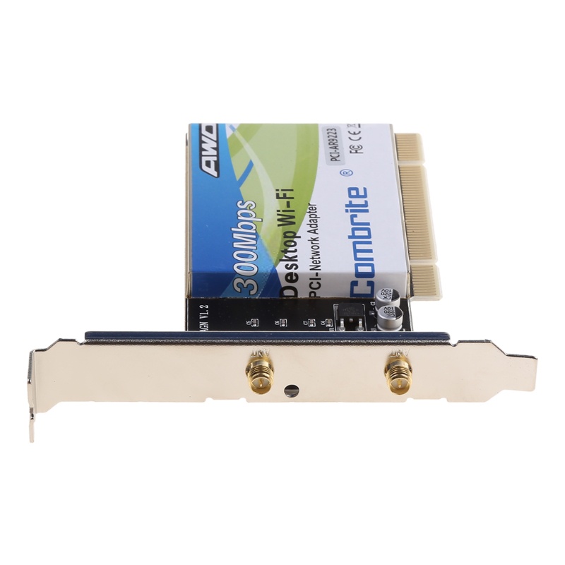 Ăng Ten Wifi Không Dây Hsv Ar9223 Pci 300m 802.11b / G / N Cho Laptop 6db