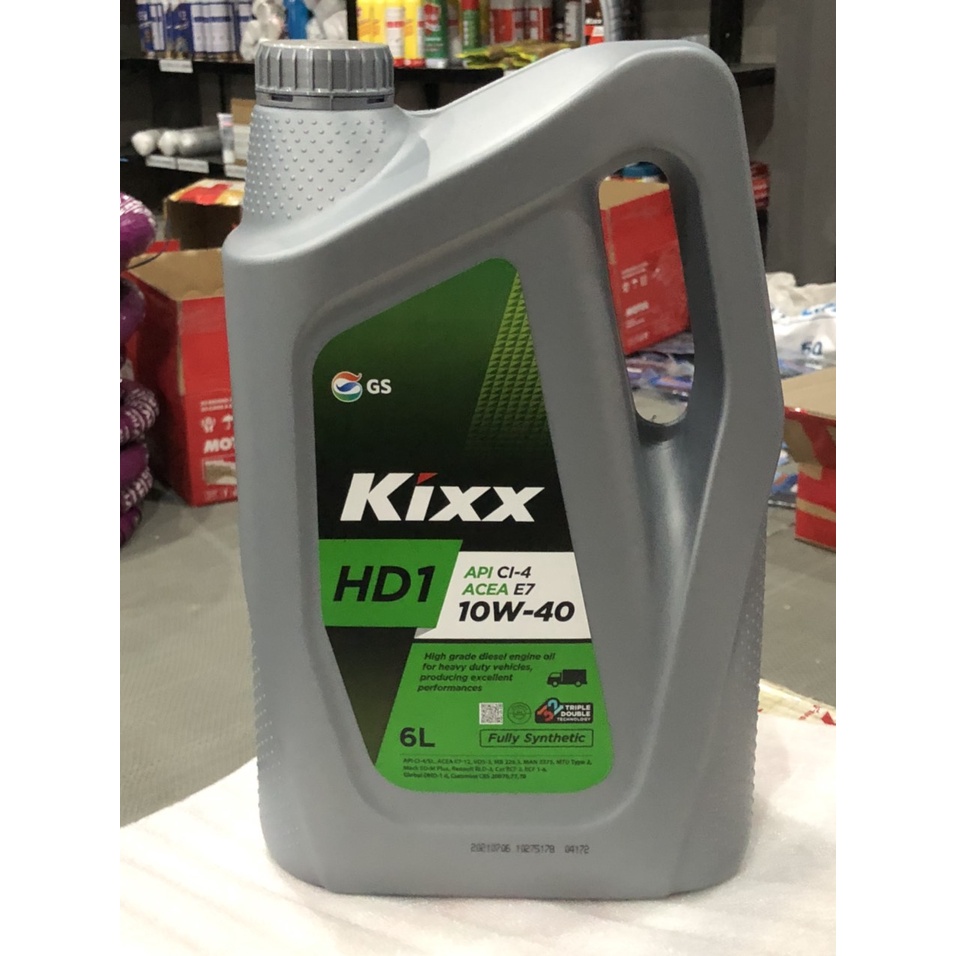 Nhớt Tổng Hợp Kixx HD1 10W40 CI-4 dầu nhớt Nhập Khẩu Chất Lượng Cao Cho SUV, Xe Tải Máy Dầu, Xăng