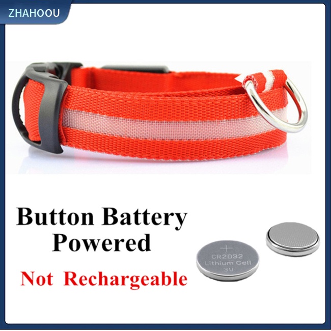 ☃Nhà☃ Vòng Cổ Có Gắn Đèn Led Phát Sáng Nhiều Màu Có Thể Điều Chỉnh Kích Thước Cho Chó Lớn / Nhỏ