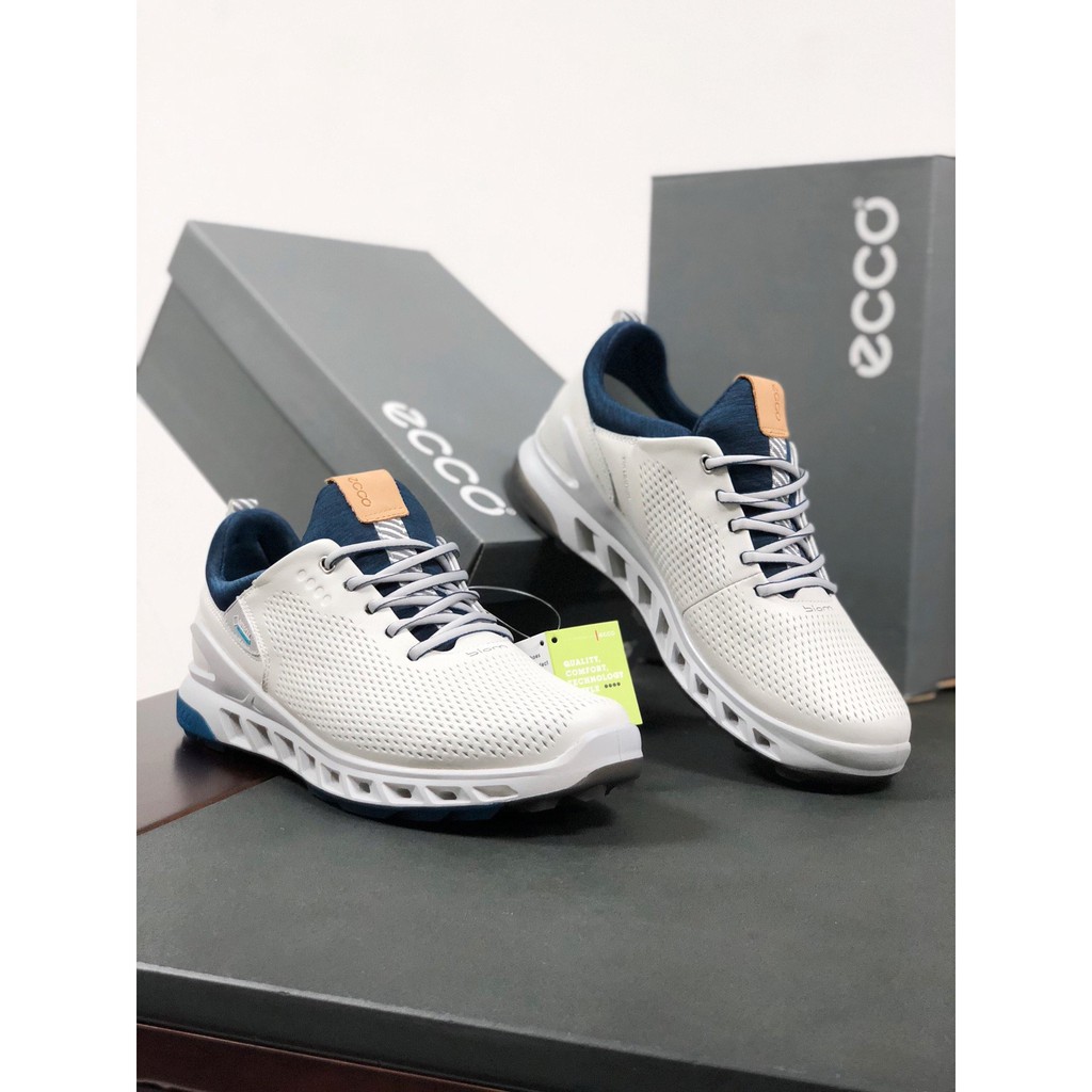 Giày Chơi Gôn Ecco Màu Trắng Xanh Dương Cho Nam102104 7b7s