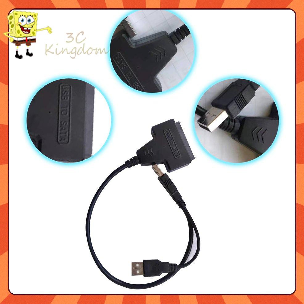 Dây Cáp Chuyển Đổi Usb 2.0 Sang Sata 22pin Cho Ổ Cứng Hdd 2.5inch | BigBuy360 - bigbuy360.vn
