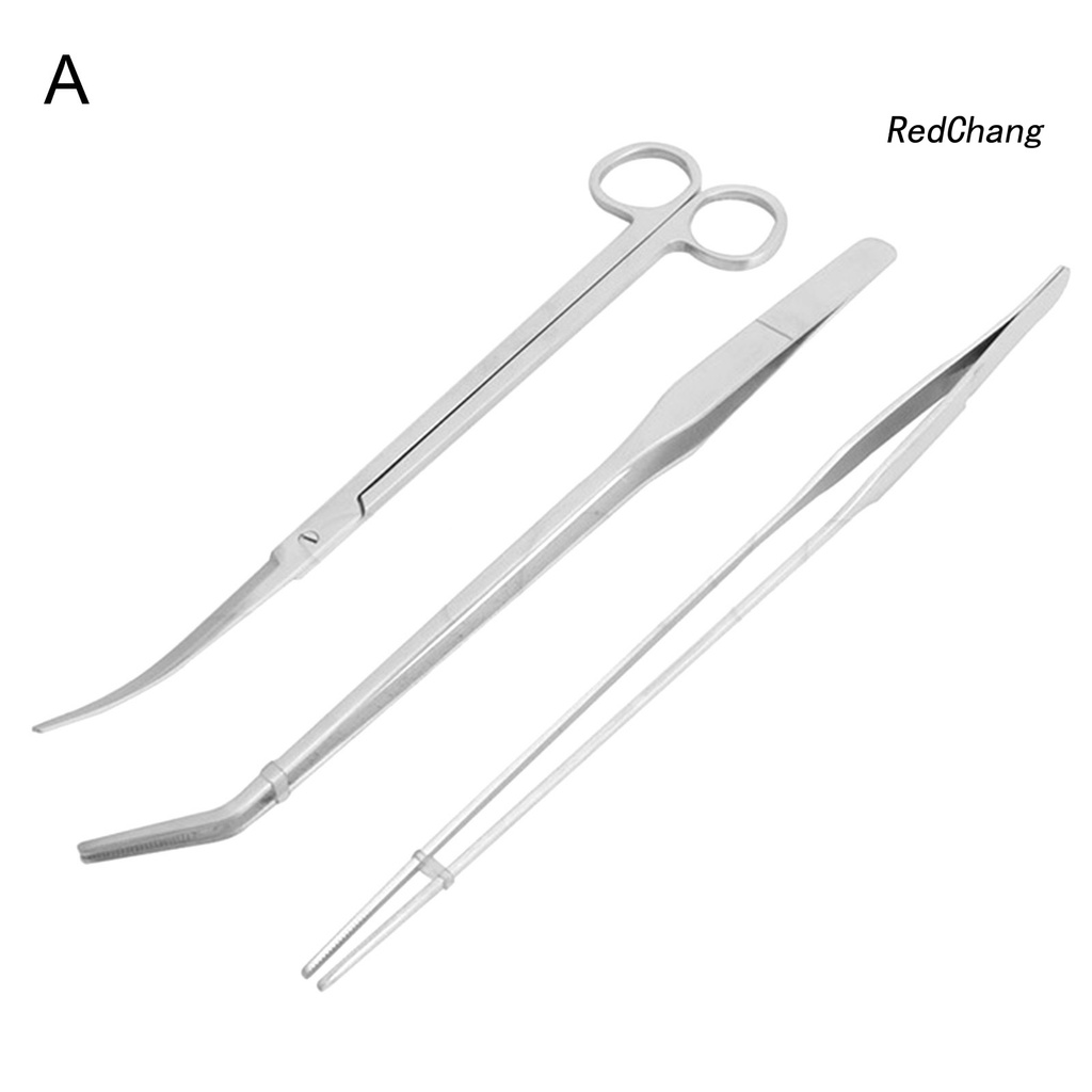 Set 3/5 dụng cụ thép không gỉ chăm sóc cây thủy sinh