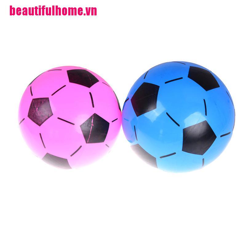 1 Quả Bóng Đá Bơm Hơi Bằng Nhựa Pvc Cho Bé