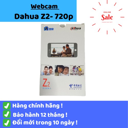 Webcam Dahua Z2. Sản phẩm mùa dịch giành cho học sinh học tại nhà. Độ phân giải 720p cực nét.