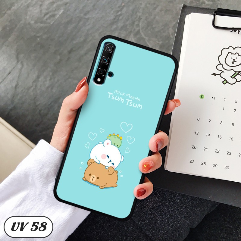 Ốp điện thoại Huawei Nova 5T - lưng nhám viền dẻo
