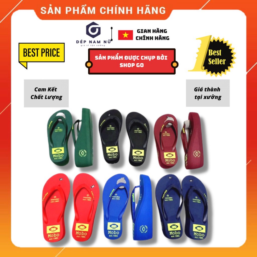 Dép Kẹp Nữ đế cao gót MOBO 6cm thời trang Cao Cấp