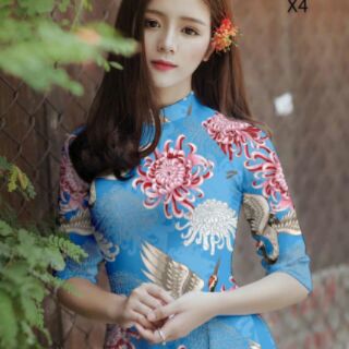 Vải áo dài mẫu mới