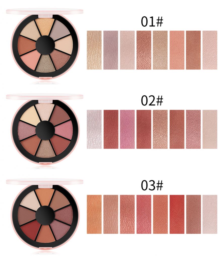 Bảng phấn mắt 8 màu sắc hiệu ứng lì/ ánh ngọc trai tự nhiên PHOERA
 | BigBuy360 - bigbuy360.vn