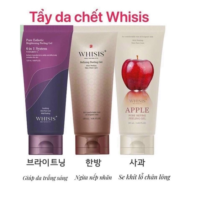 TẨY DA CHẾT WHISIS XUẤT SỨ Tại HÀN QUỐC 120ml