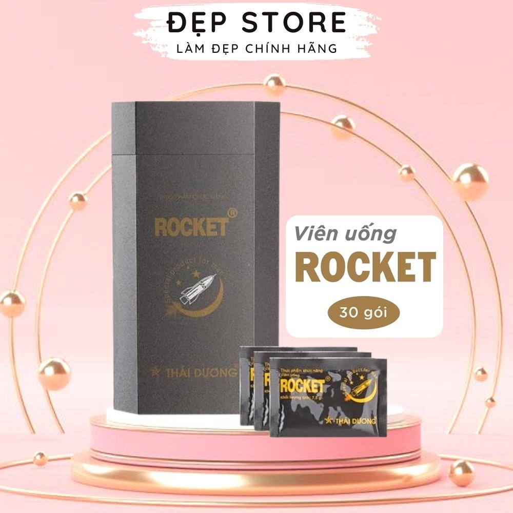 Thực phẩm bảo vệ sức khỏe hằng ngày ROCKET Sao Thái Dương 30 gói - Bồi bổ khí huyết, mạnh gân cốt, bổ thận, tráng dương