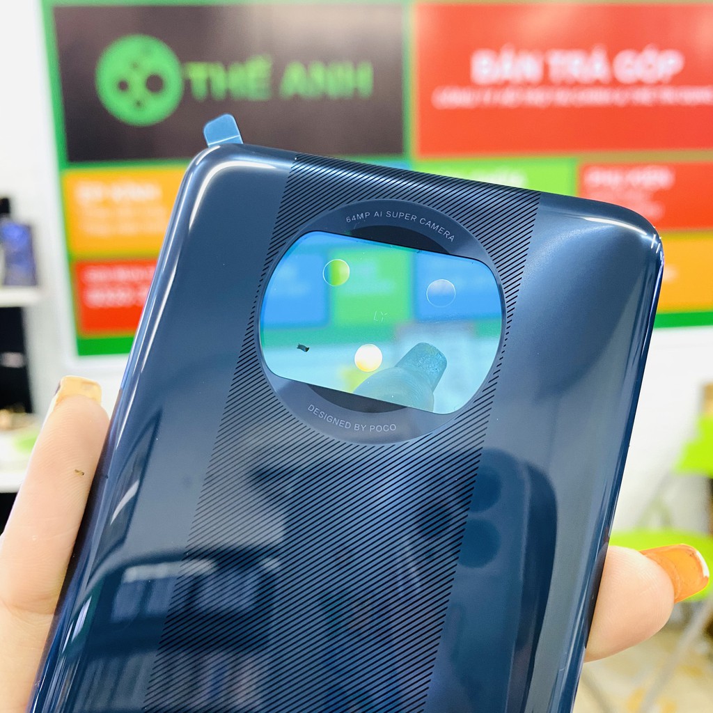 Nắp lưng Xiaomi POCO X3 NFC, mặt kính lưng Xiaomi POCO X3 NFC linh kiện đẹp 9/10 zin đổi trả