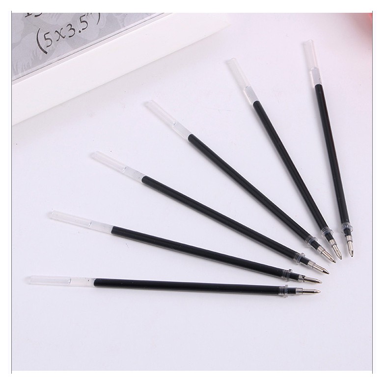 Set 20 Ruột Bút Gel Thay Thế 0.5mm 0.38mm Tiện Dụng
