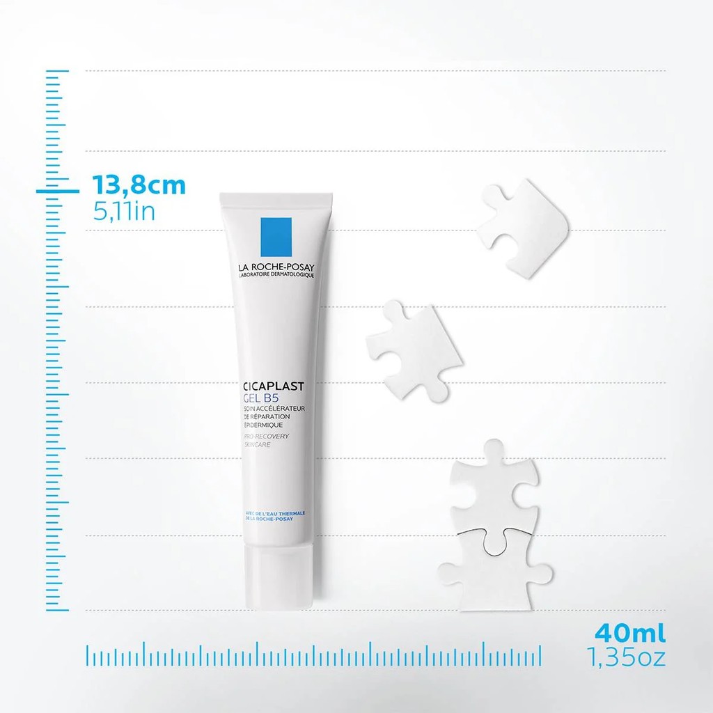 B5 LA ROCHE-POSAY GEL CICAPLAST - Gel B5 La Roche Posay Epidermal Recovery Accelerator phục hồi da, mờ sẹo 40ml