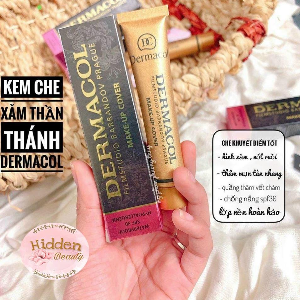 Kem nền che KHUYẾT ĐIỂM che HÌNH XĂM Dermacol Make-up Cover 30g