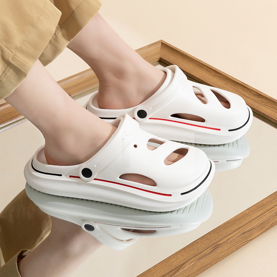 Dép Sandal Eva Đế Dày Màu Trơn Thời Trang Mùa Hè 2022 Cho Nữ