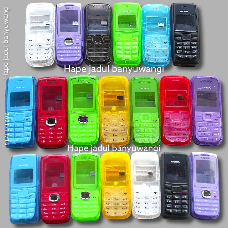 ⭐⭐⭐⭐⭐Ốp Điện Thoại Trong Suốt Màu Kẹo Cho Nokia 1200 1208 1209 1110 1650