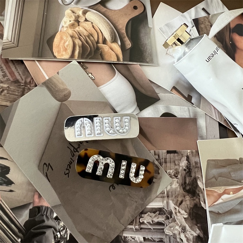 Kẹp Tóc Đính Đá Chữ Lớn Lấp Lánh Phong Cách Âu Mỹ Cho Nữ