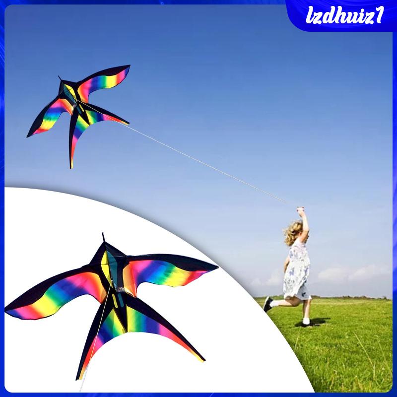Diều Hình Chim Én Nhiều Màu Sắc Dễ Bay Cho Các Hoạt Động Ngoài Trời