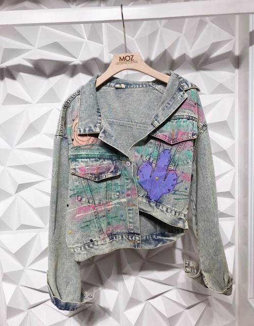 Áo bò vẩy sơn cá tính