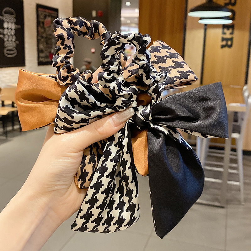 Dây buộc tóc phối nơ xinh xắn thời trang Hàn Quốc cho nữ