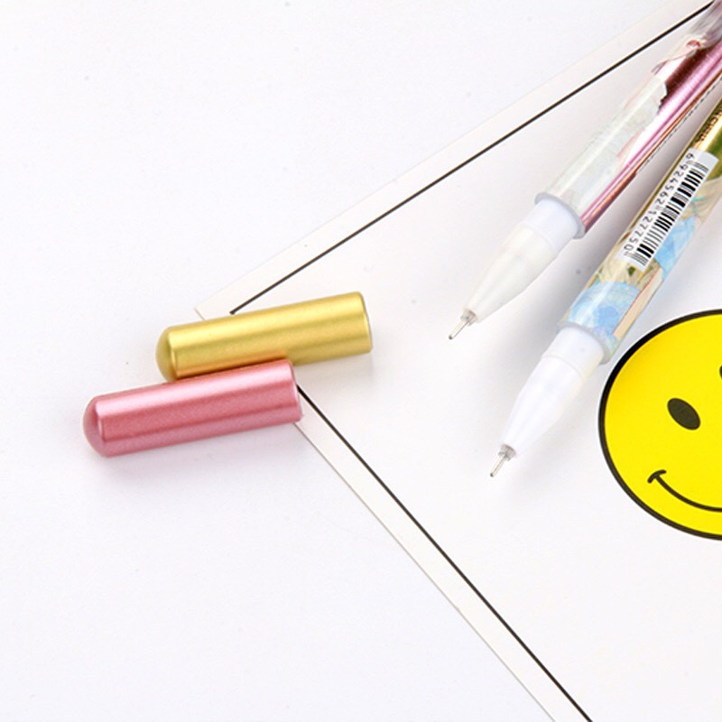 Bút gel đen, bút nước mực đen hình lược dễ thương_bút bi cute cho học sinh