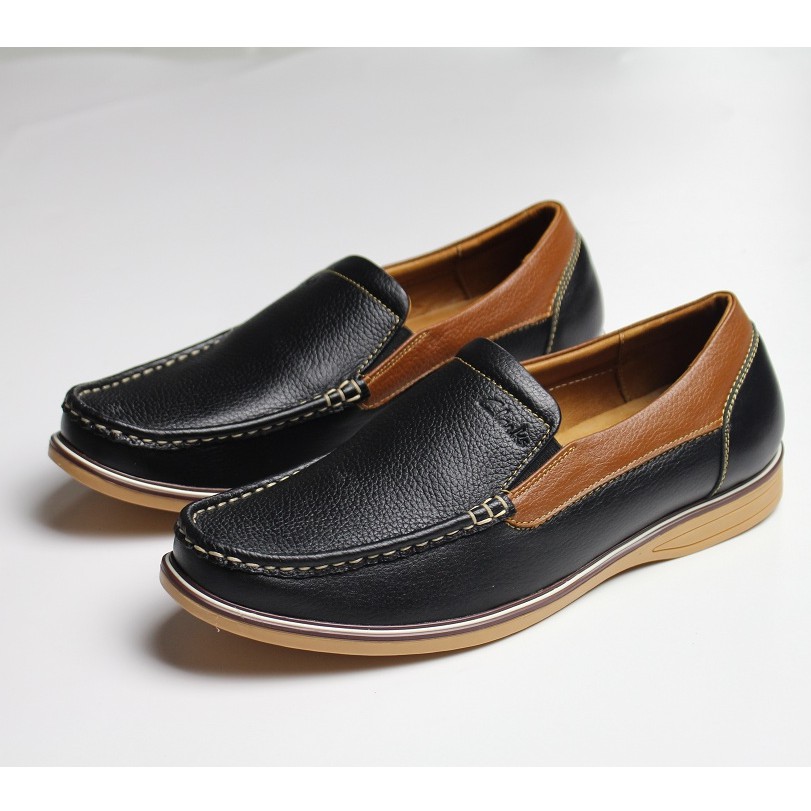 Giày Lười Da Bò Nam Clarks . Giày Mọi Hàng Việt Nam Xuất Khẩu