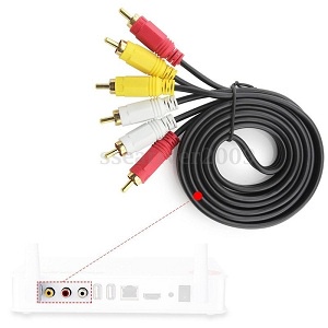 OPTICAL VINAGO XL2 &amp; Dây cáp loa 6 đầu đen, Bộ chuyển đổi Optical và Dây cáp AV Dành cho thiết bị âm thanh - CHÍNH HÃNG