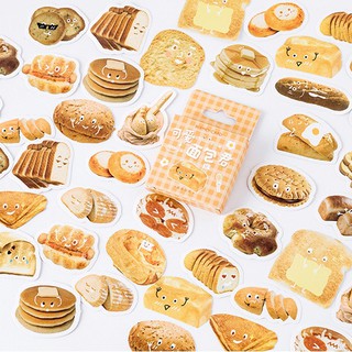 Hộp 46 miếng sticker mẫu các loại bánh mì