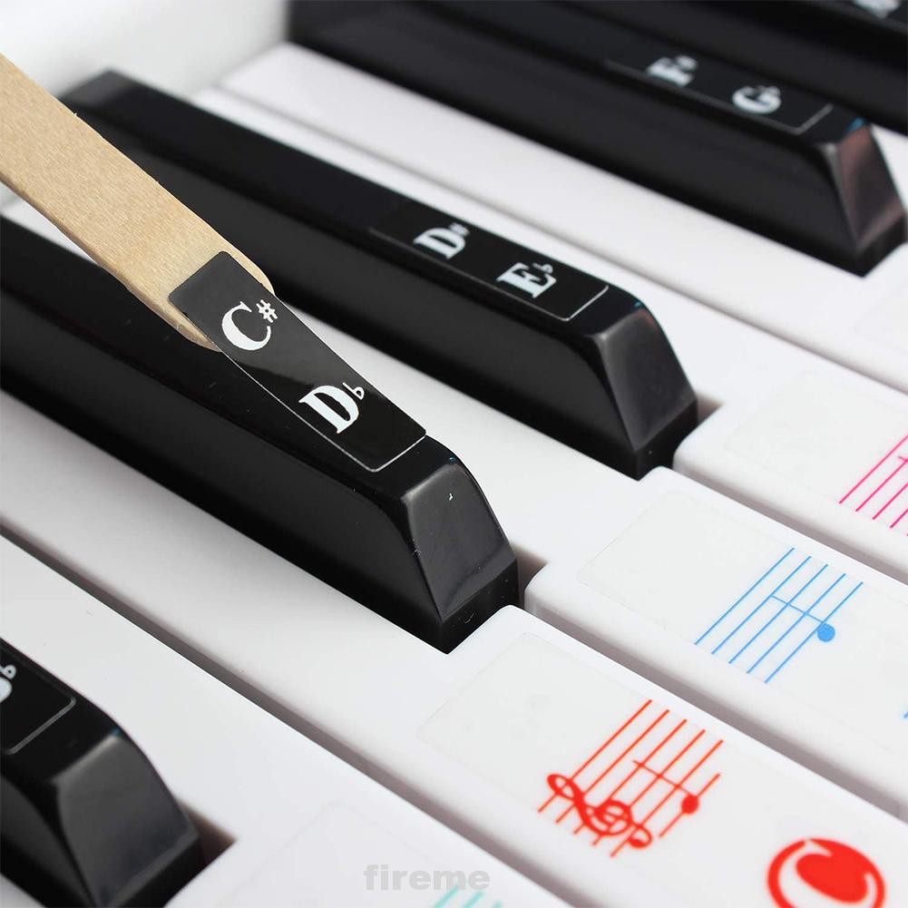 Miếng Dán 88 Phím Có Thể Tháo Gỡ Cho Người Mới Bắt Đầu Chơi Đàn Piano