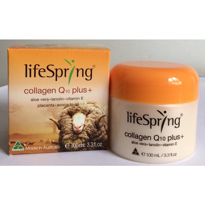Kem nhau thai cừu Life Spring Q10 100ml của Úc